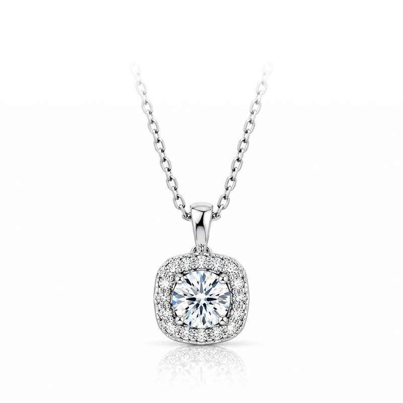 0.20 ct Doğal Pırlanta Vintage Tektaş Kolye