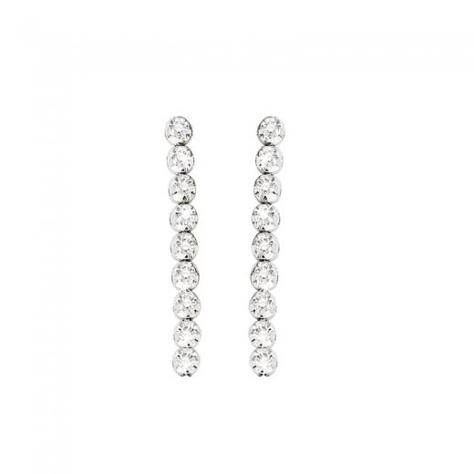 0.66 ct. Pırlanta Suyolu Küpe
