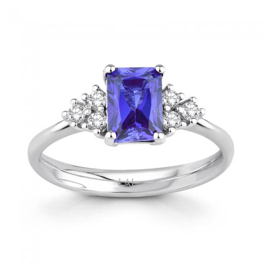 3.23 ct. Pırlanta Safir Yüzük
