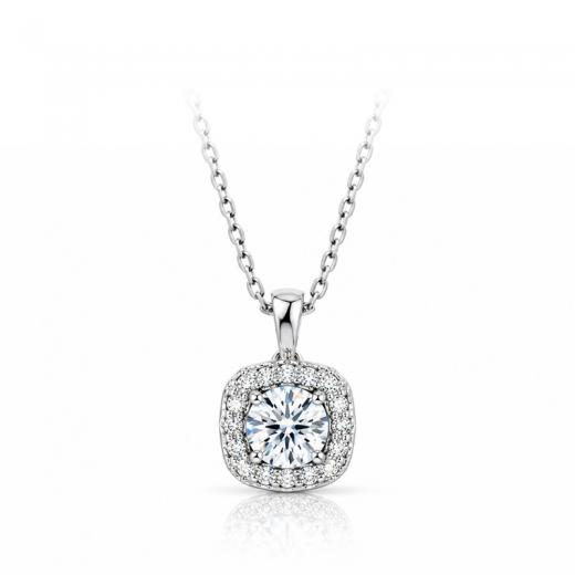 0.20 ct Doğal Pırlanta Vintage Tektaş Kolye