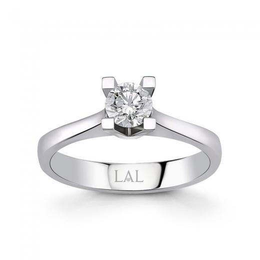 0.28 ct. E Color HRD Sertifikalı Pırlanta Tektaş Yüzük