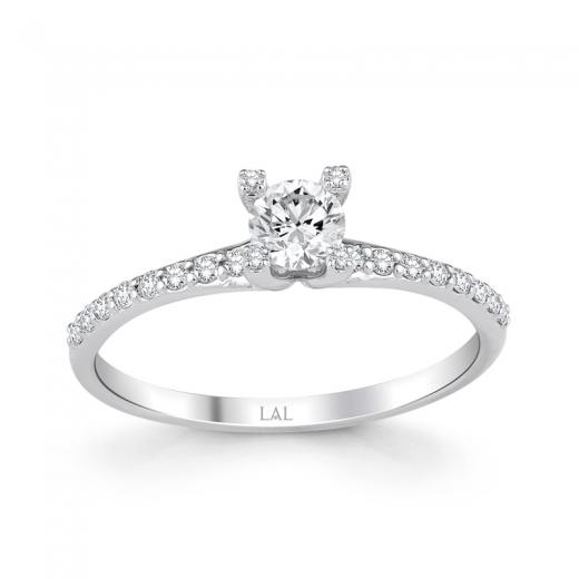 0.44 ct. F Renk Pırlanta Tektaş Yüzük