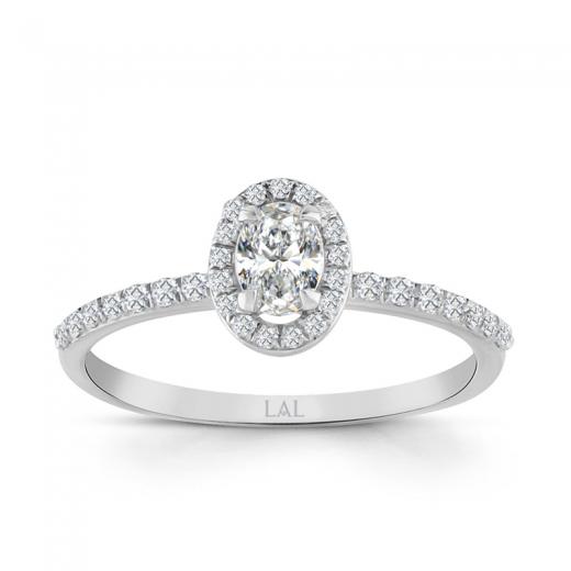 0.55  ct. Oval Pırlanta Tektaş Yüzük