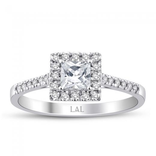 1.16 ct. Pırlanta Topaz Yüzük