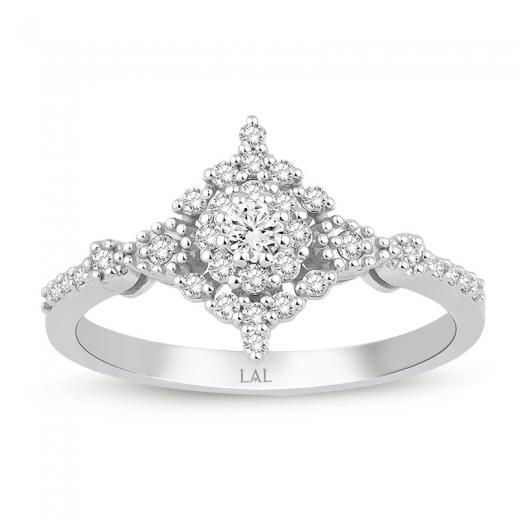 0.30 karat Pırlanta Lotus Yüzük