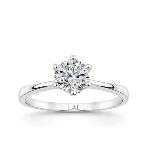 0.70 ct. F Color HRD Sertifikalı Pırlanta Tektaş Yüzük