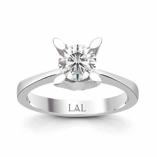 0.80 ct. F Renk HRD Sertifikalı Pırlanta Tektaş Yüzük