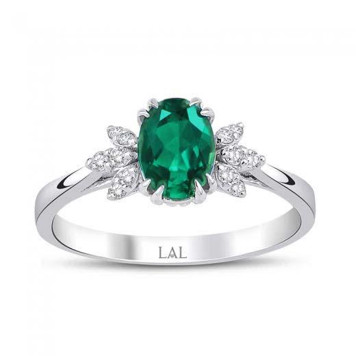 1.52 ct. Pırlanta Zümrüt Yüzük